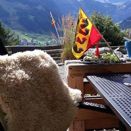 Chalet Gotthelf Gartenstudio, Ferien Mit Hund Adelboden Eksteriør bilde