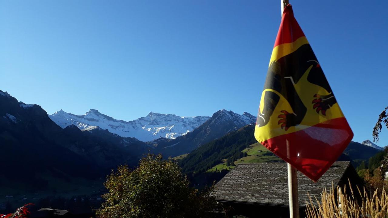 Chalet Gotthelf Gartenstudio, Ferien Mit Hund Adelboden Eksteriør bilde
