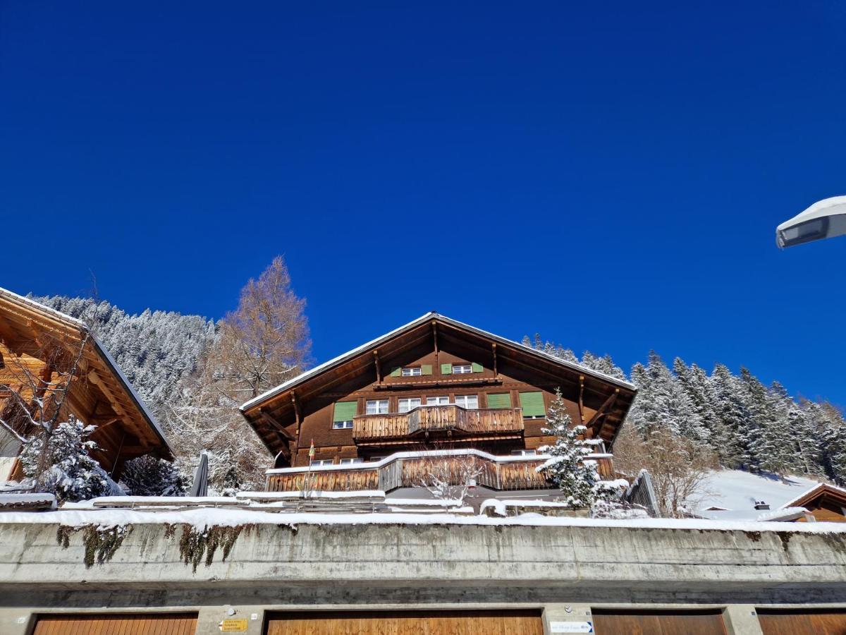 Chalet Gotthelf Gartenstudio, Ferien Mit Hund Adelboden Eksteriør bilde