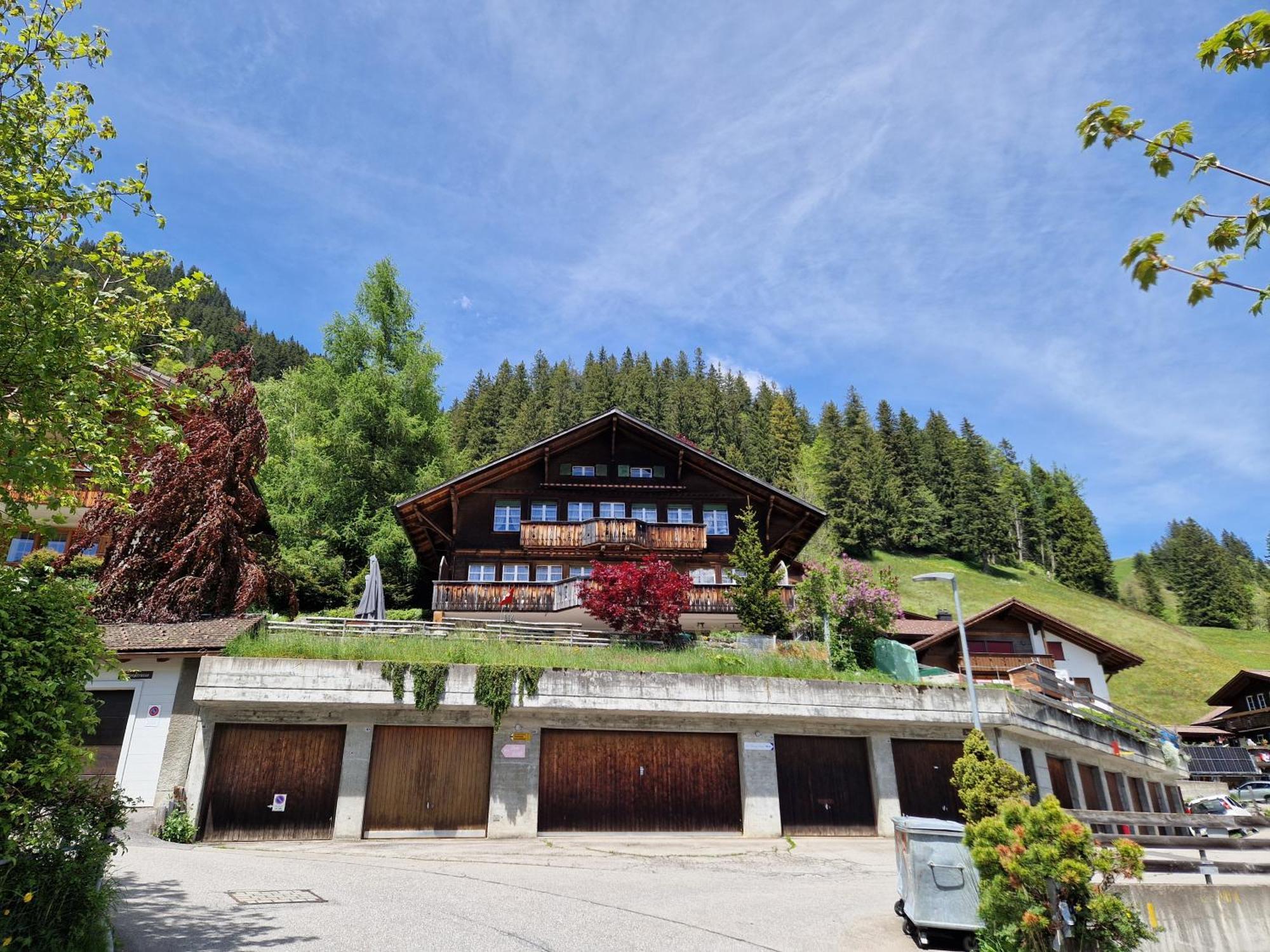 Chalet Gotthelf Gartenstudio, Ferien Mit Hund Adelboden Eksteriør bilde